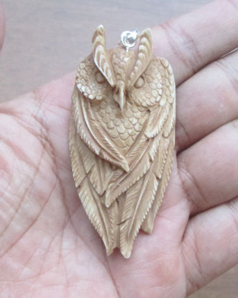 Brown-Owl-Carved-Bone-Pendants-(4)