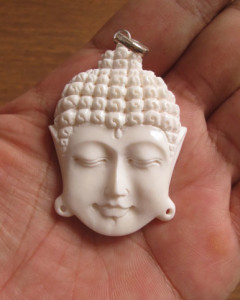 Buddha Carved Bone Pendants for Wholesale